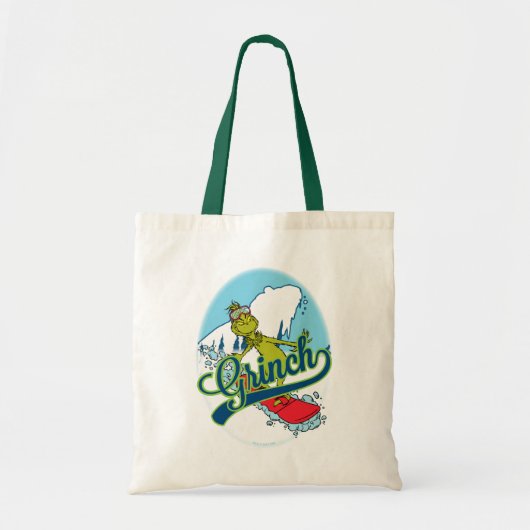 Tote Bag Planche à neige du Grinch (Devant)