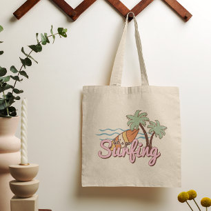 Tote Bag Planche de Surf d'été Surfing