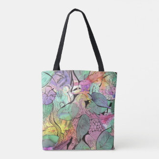 Tote Bag Plancher forestier botanique tropical