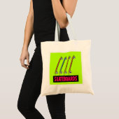Tote Bag Planches à roulettes minimales (Devant (produit))