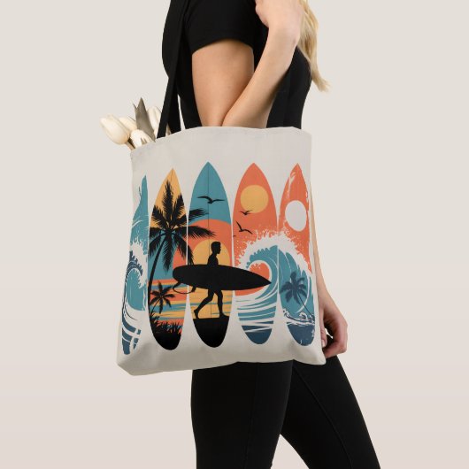 Tote Bag Planches de surf (De près)