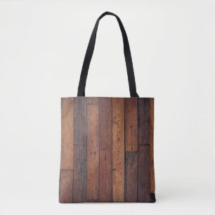 Tote Bag planches en bois