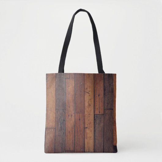 Tote Bag planches en bois (Devant)