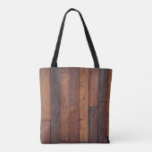 Tote Bag planches en bois (Dos)