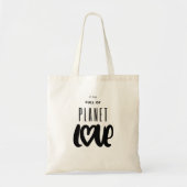 Tote Bag Planet Love Eco-Friendly Earth Advocates (Devant)