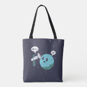Tote Bag Planète (Dos)