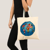 Tote Bag Planète de drapeau (Devant (produit))