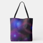 Tote Bag Planète de feu et étoiles Espace extra-atmosphériq (Dos)