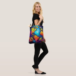 Tote Bag Planète dynamique - Conception de la Terre tropica