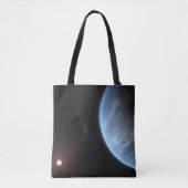 Tote Bag Planète K2-18b, Étoile Hôte Et Planète Accompagnan (Devant)