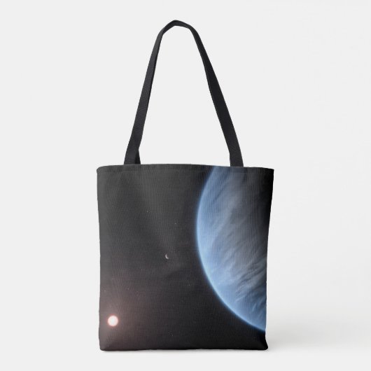 Tote Bag Planète K2-18b, Étoile Hôte Et Planète Accompagnan (Dos)