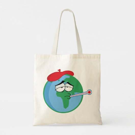 Tote Bag Planète malade (Dos)