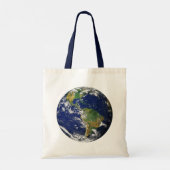 Tote Bag Planète Terre - Le Marbre Bleu (Les Amériques) (Dos)