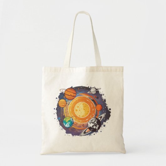 Tote Bag Planètes (Devant)