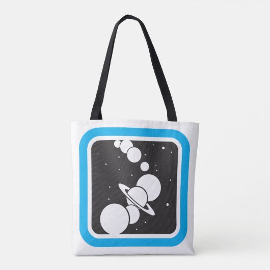 Tote Bag Planètes dans l'espace (Dos)