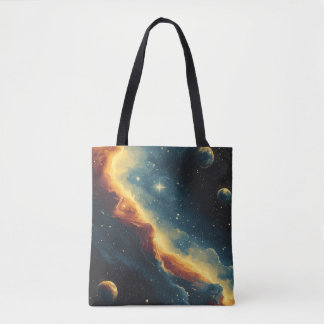 Tote Bag planètes dans l'univers galaxique