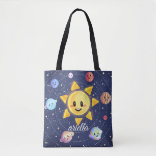 Tote Bag Planètes Galaxie spatiale