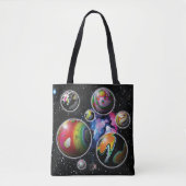 Tote Bag Planétoïdes (Devant)