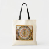 Tote Bag Planisphère céleste copernicien d'astronomie vinta (Devant)