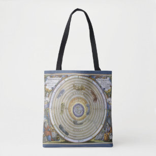 Tote Bag Planisphère Ptolémaïque vintage par Andreas Cellar