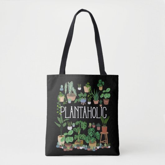 Tote Bag Plantaholic plante (Devant)