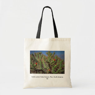 Tote Bag Plante de cactus, canyon de Colca, Pérou, Amériq