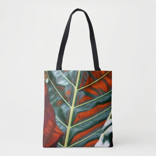 Tote Bag Plante de feuille verte (Devant)