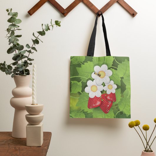Tote Bag Plante de fraises