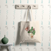 Tote Bag Plante d'intérieur drôle et mignonne avec votre no