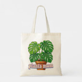 Tote Bag Plante en pot graphique aquarelle boho - "Choisiss (Dos)
