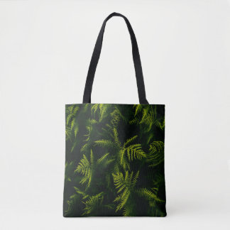 TOTE BAG PLANTE FEUILLE VERT ET JAUNE