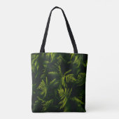 TOTE BAG PLANTE FEUILLE VERT ET JAUNE (Dos)
