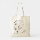 Tote Bag Plante la semence de la connaissance lapin lapin d (Dos)