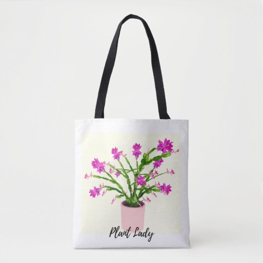 Tote Bag Plante Lady Cactus (Devant)