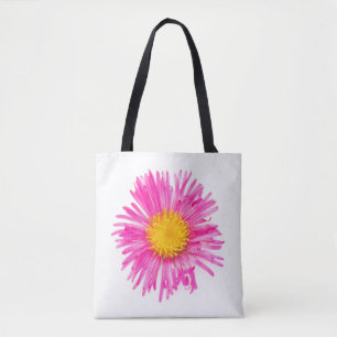 Tote Bag Plante original mignon FLEURS PINK simple