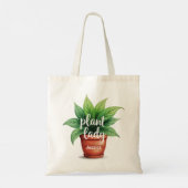 Tote Bag Plante personnalisée Lady Gardening (Dos)
