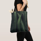 TOTE BAG PLANTE VERT (De près)