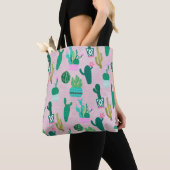 Tote Bag Plantes de cactus cactées rustiques roses du Sud-O (De près)