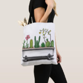 Tote Bag Plantes de Cactus mignons (De près)