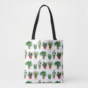 Tote Bag Plantes domestiques à main