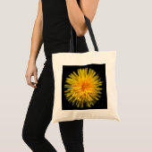 Tote Bag Plantes sur des emballages - pissenlit jaune (Devant (produit))
