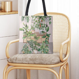 Tote Bag Plantes tropicales à l'aquarelle