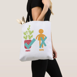Tote Bag Plants Yes People No