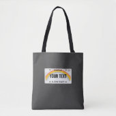 Tote Bag Plaque de licence Hawaii (personnalisable) (Devant)