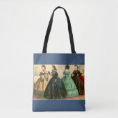 Tote Bag Plaque de mode allemande 1861 (Devant)