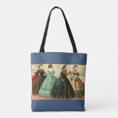 Tote Bag Plaque de mode allemande 1861 (Dos)