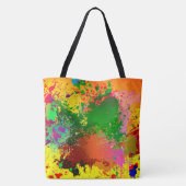 Tote Bag Plaque de peinture Abstraite (Dos)