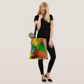 Tote Bag Plaque de peinture Abstraite (Sur le modèle)