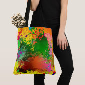 Tote Bag Plaque de peinture Abstraite (De près)