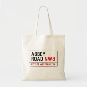 Tote Bag Plaque de rue de route d'abbaye